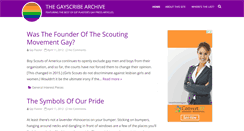 Desktop Screenshot of gayscribe.com